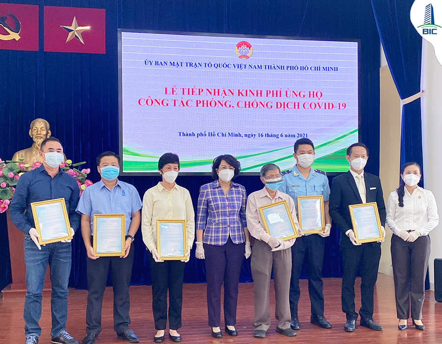 tổng thầu thiết kế xây dựng BIC ủng hộ quỹ vaccine