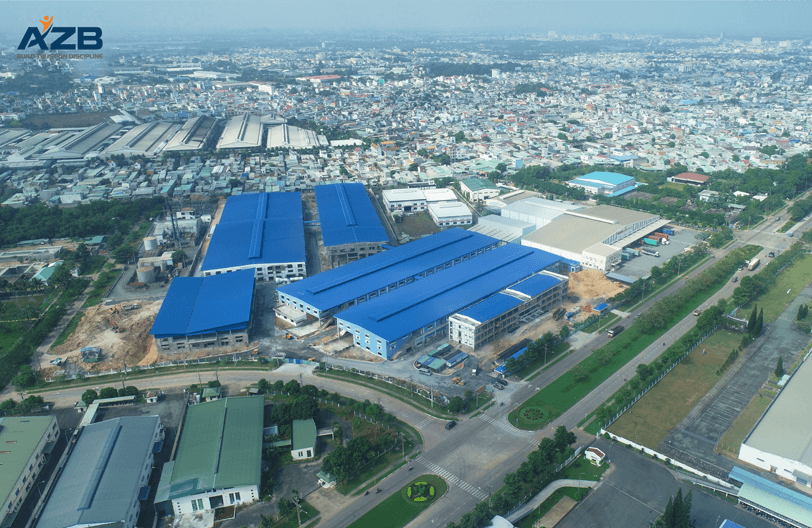 Dự án nhà máy Biti’s tại KCN Amata được thiết kế và thi công bởi Công ty Cổ phần AZB