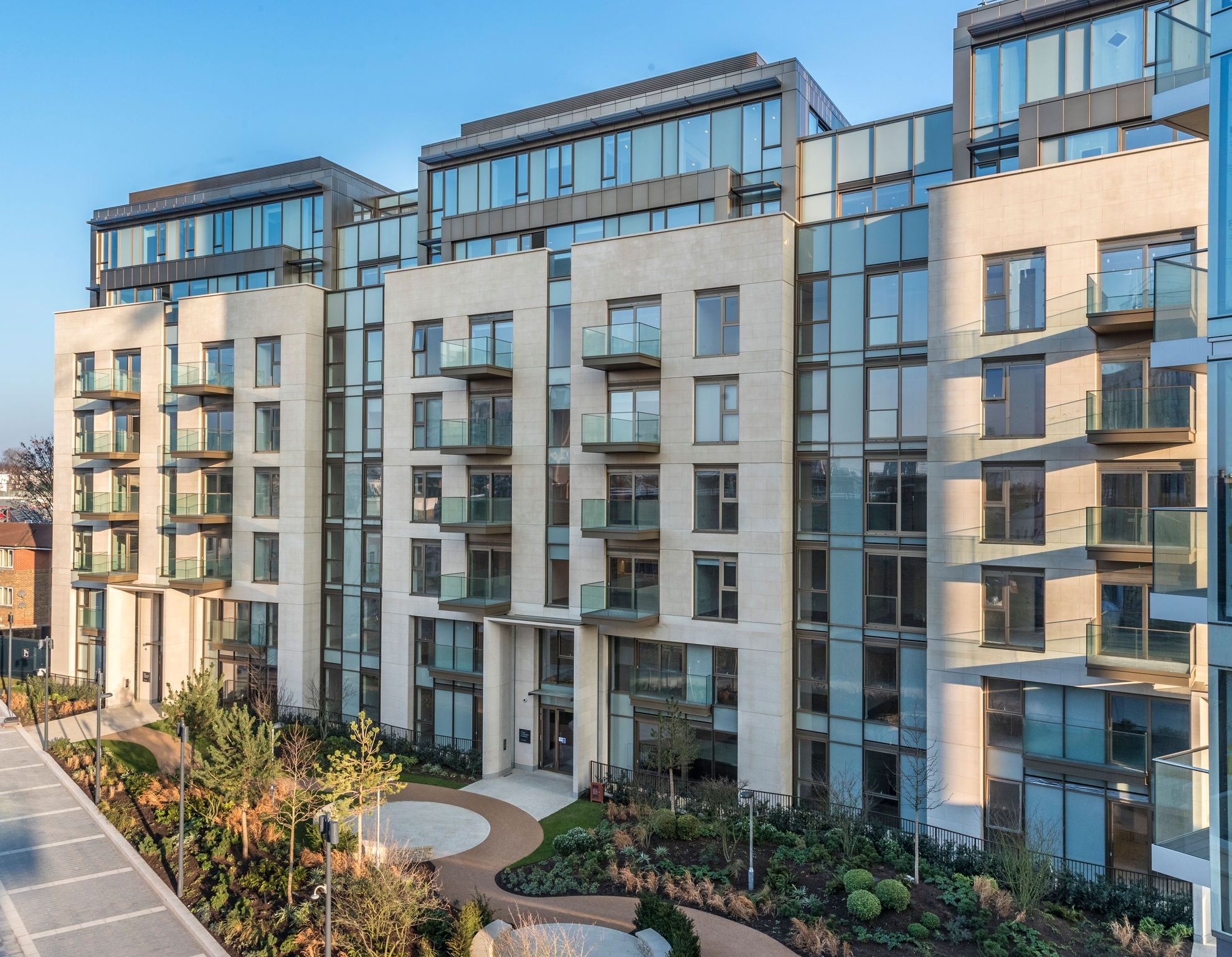 tòa nhà chung cư tại LonDon