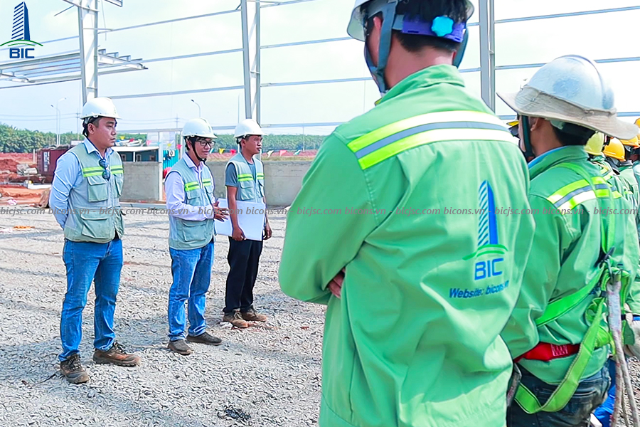 Construction and Installation of Steel Structure Factory Project Viet My Dong Nai