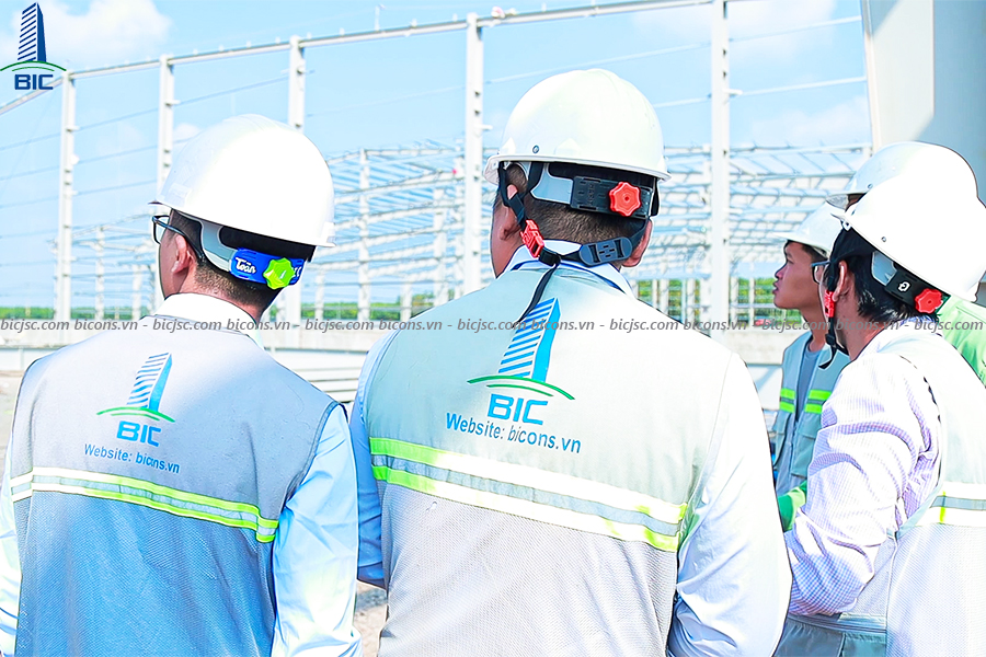 Construction and Installation of Steel Structure Factory Project Viet My Dong Nai