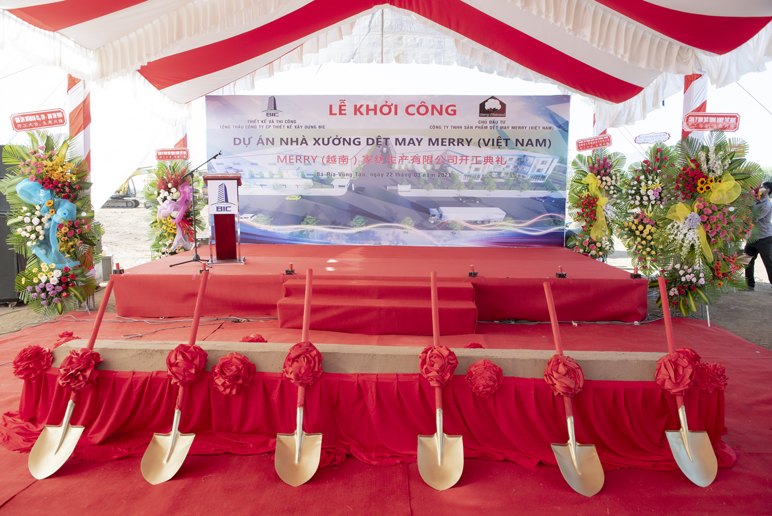 BIC CONSTRUCTION GROUP WITH FACTORY PROJECT INVESTED 10 MILLION USD