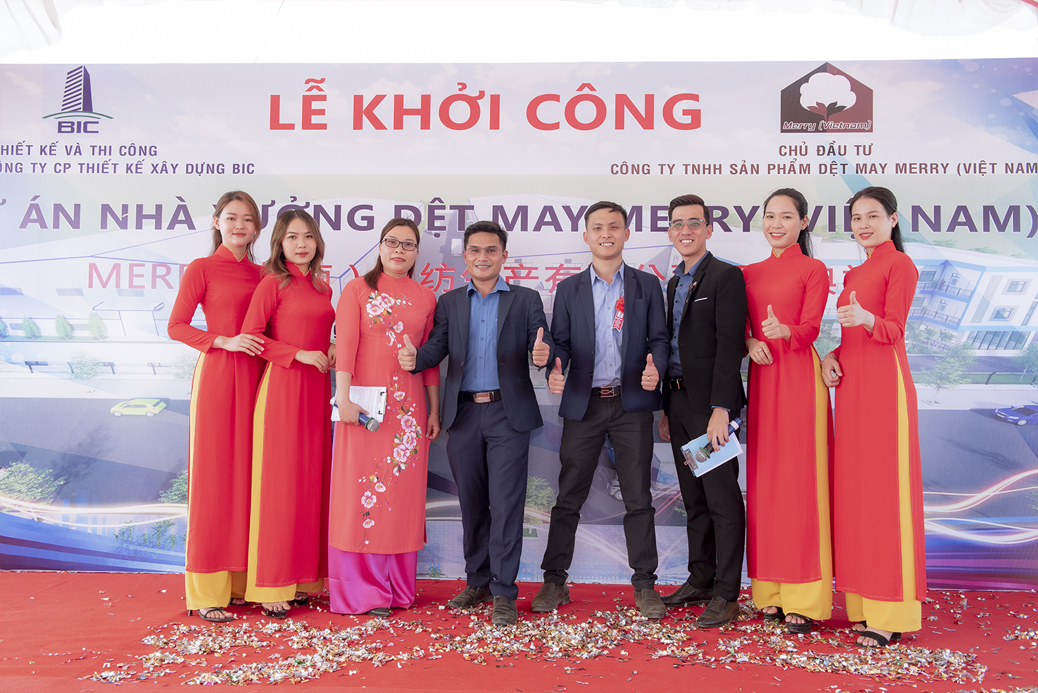 GROUNDBREAKING CEREMONY OF MERRY VIETNAM FACTORY PROJECT