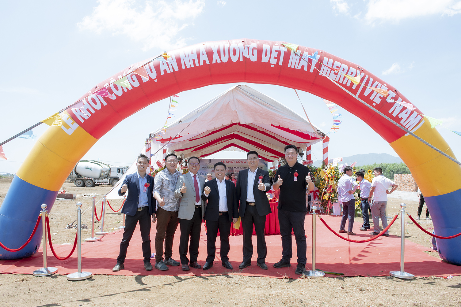 GROUNDBREAKING CEREMONY OF MERRY VIETNAM FACTORY PROJECT