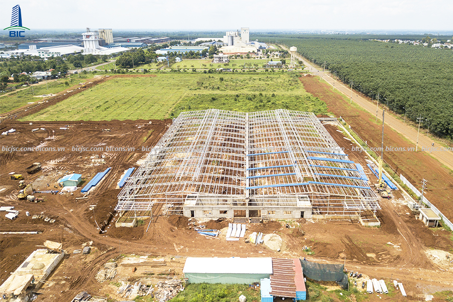 Standard factory, warehouse construction
