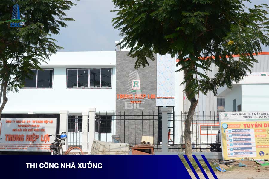 thi công nhà xưởng