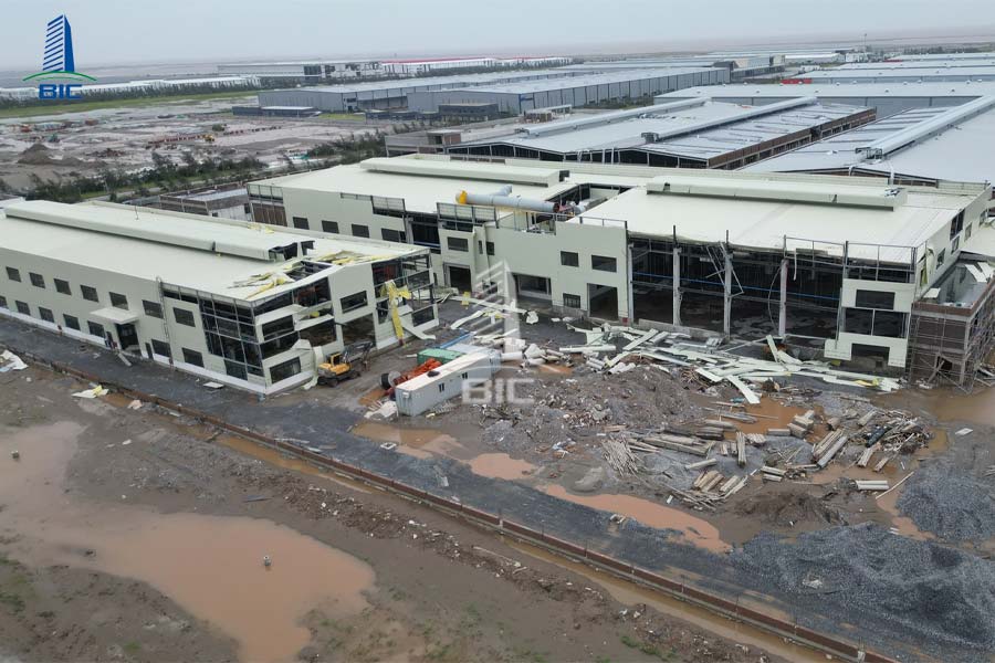 thiết kế nhà xưởng chồng chịu thiên tai