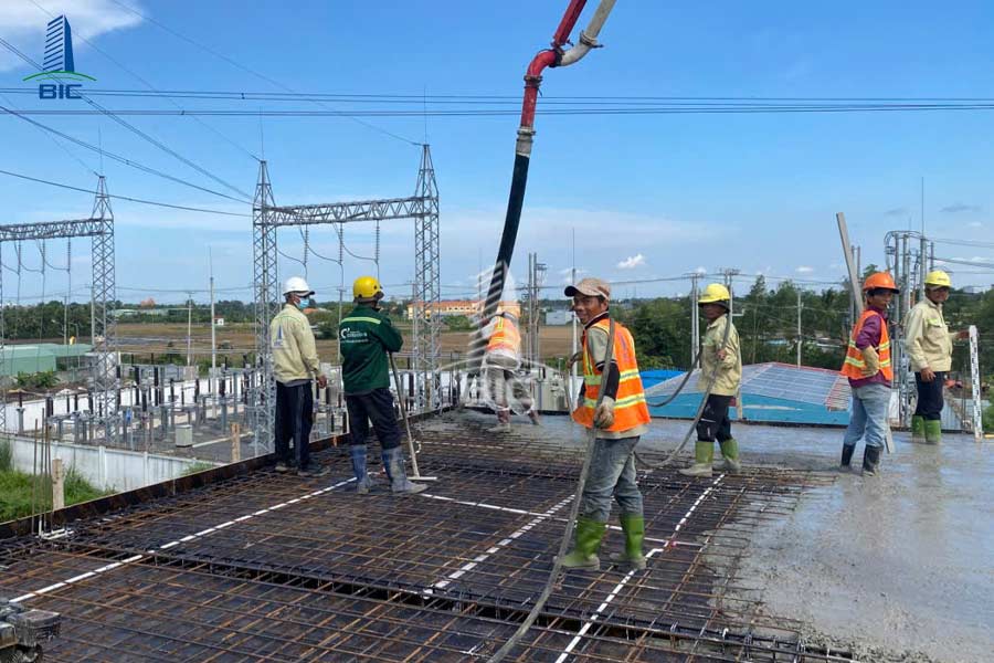 chậm tiến độ thi công