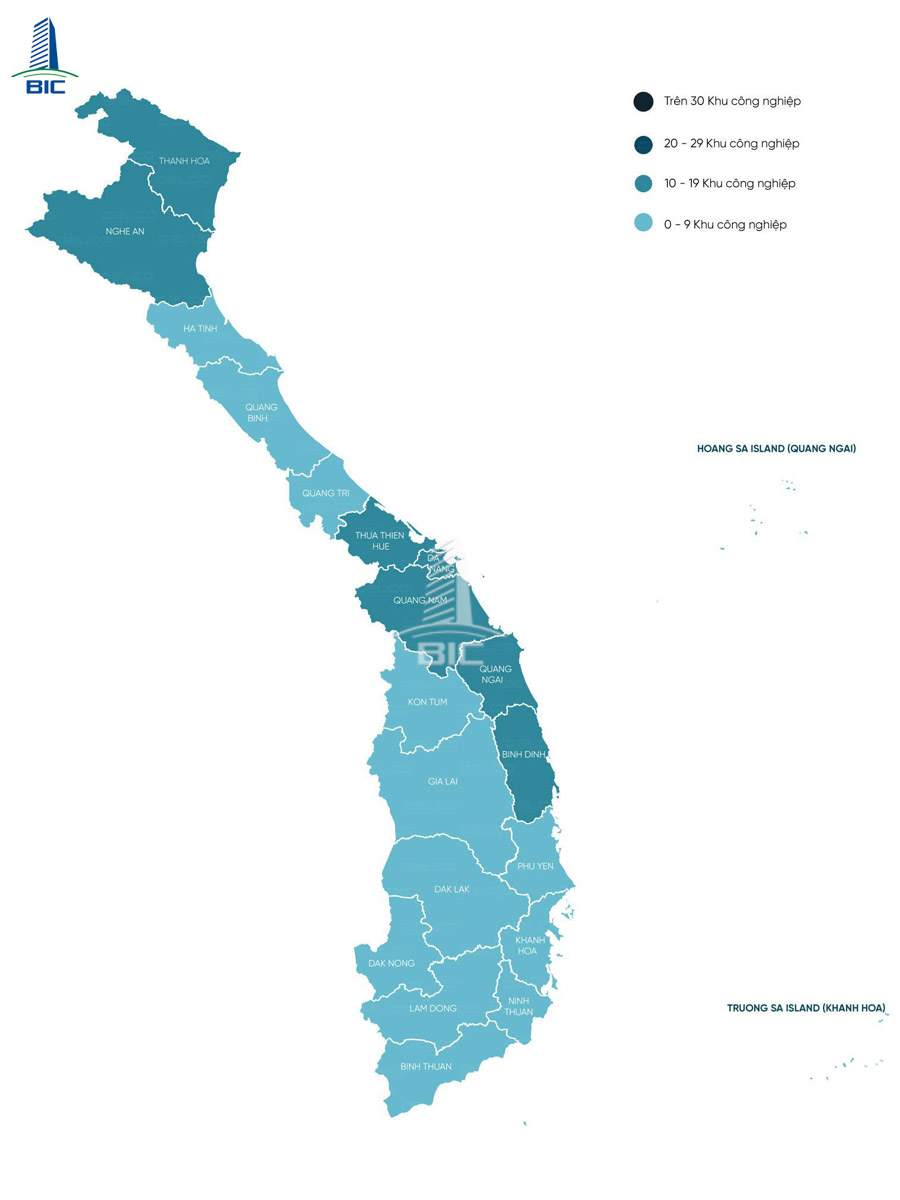 các khu công nghiệp miền trung