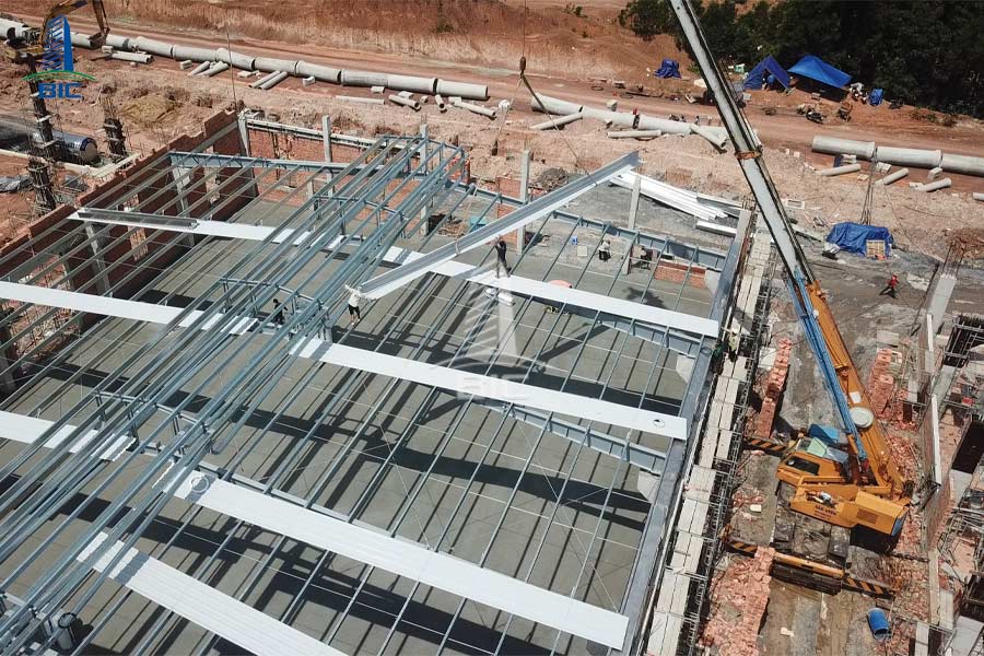 nhà xưởng kết cấu thép