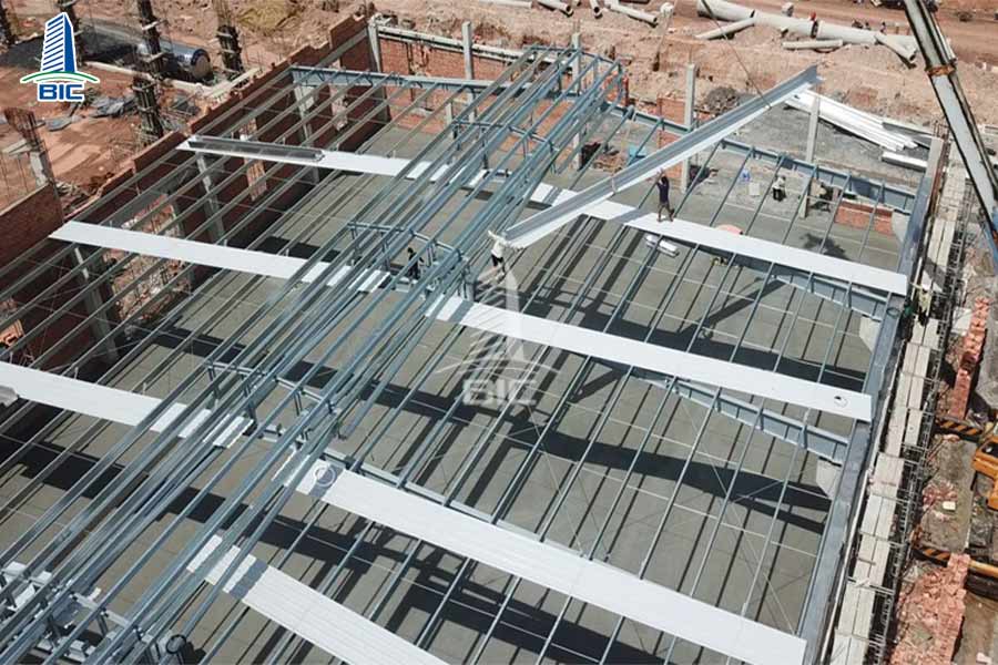 khung thép tiền chế