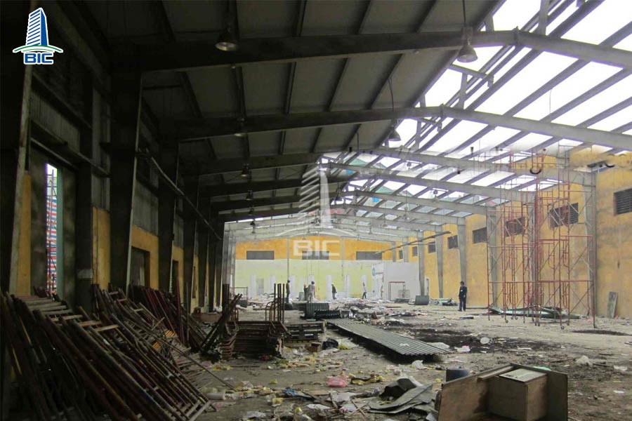 mở rộng nhà xưởng