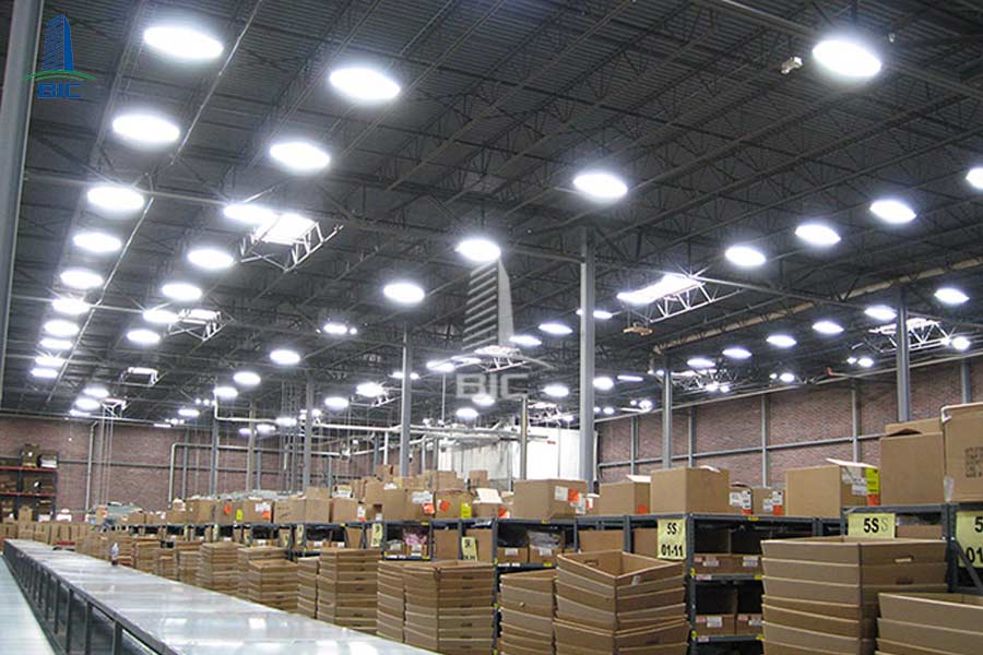 hệ thống chiếu sáng trong thiết kế nhà xưởng