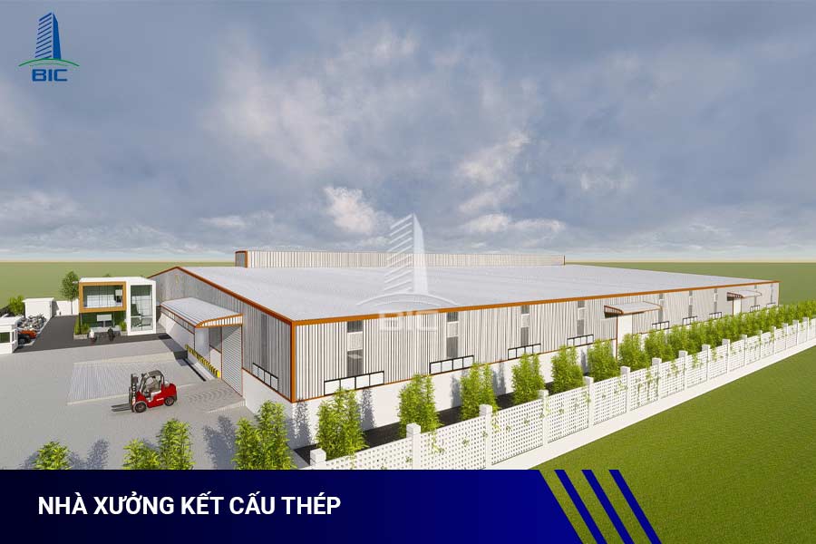 nhà xưởng kết cấu thép