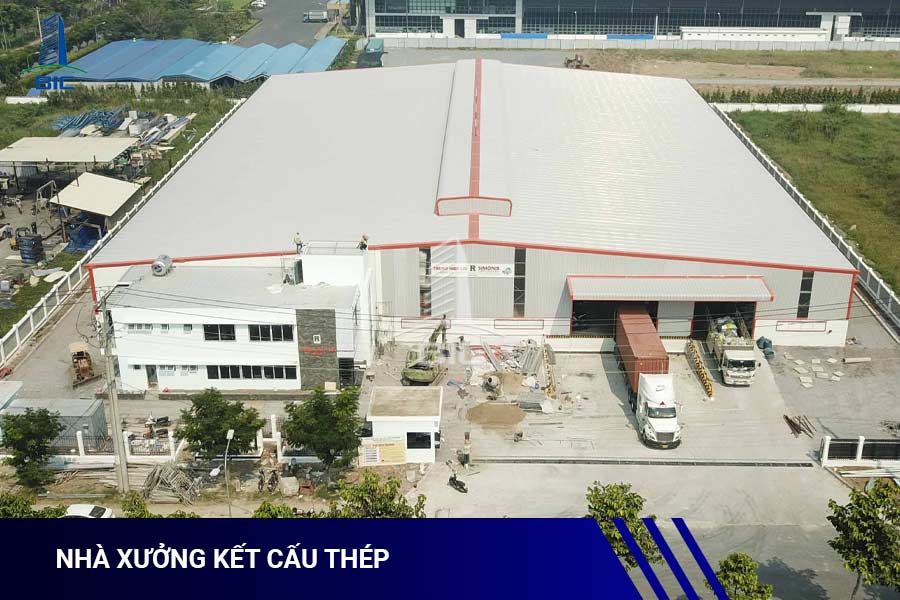 nhà xưởng kết cấu thép