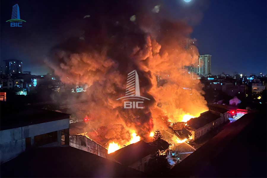 rủi ro cháy nổ nhà xưởng