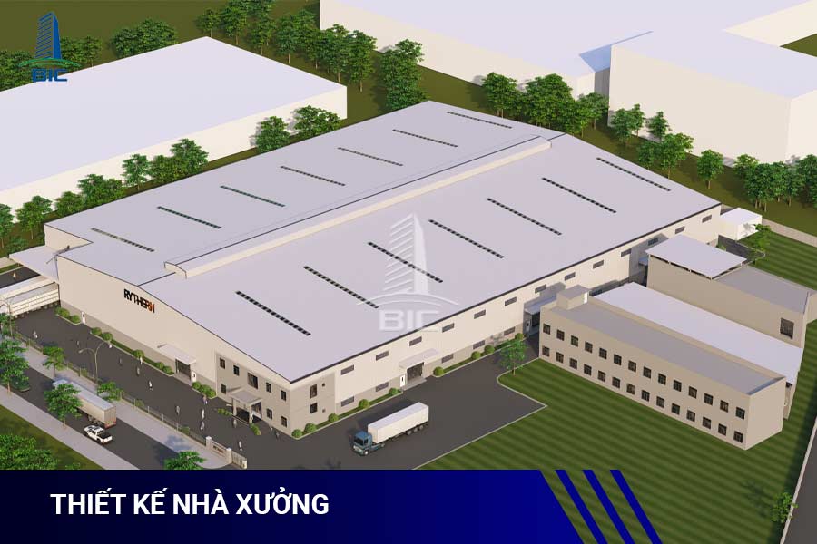 thiết kế nhà xưởng