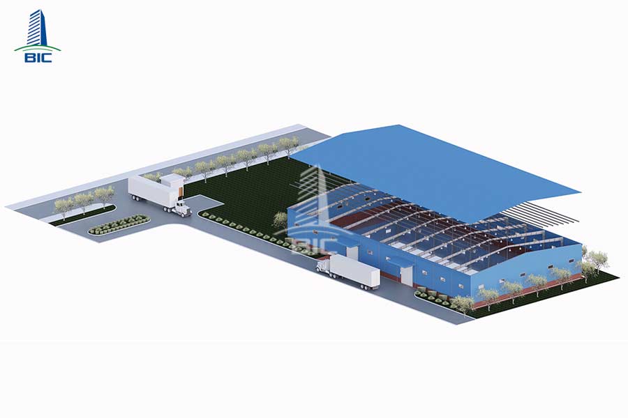 độ dốc mái tôn nhà xưởng