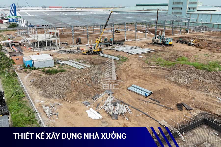 thiết kế xây dựng nhà xưởng