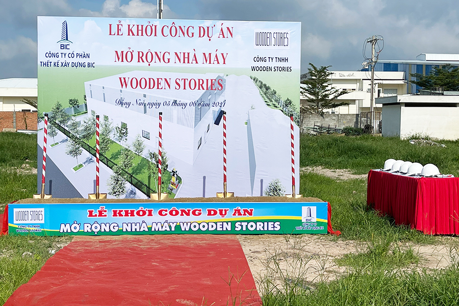 Hình ảnh lễ khởi công xây dựng nhà máy
