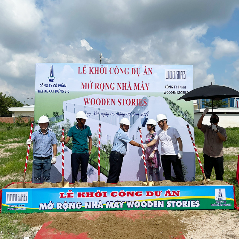 Hình ảnh lễ khởi công xây dựng nhà máy