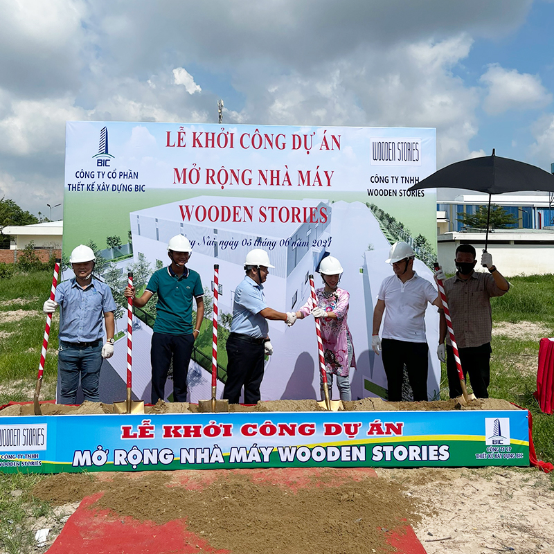 Hình ảnh lễ khởi công xây dựng nhà máy