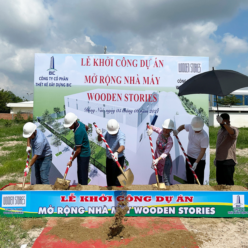 Hình ảnh lễ khởi công xây dựng nhà máy