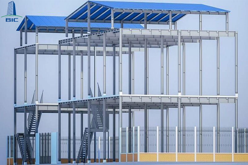 thiết kế nhà xưởng nhiều tầng