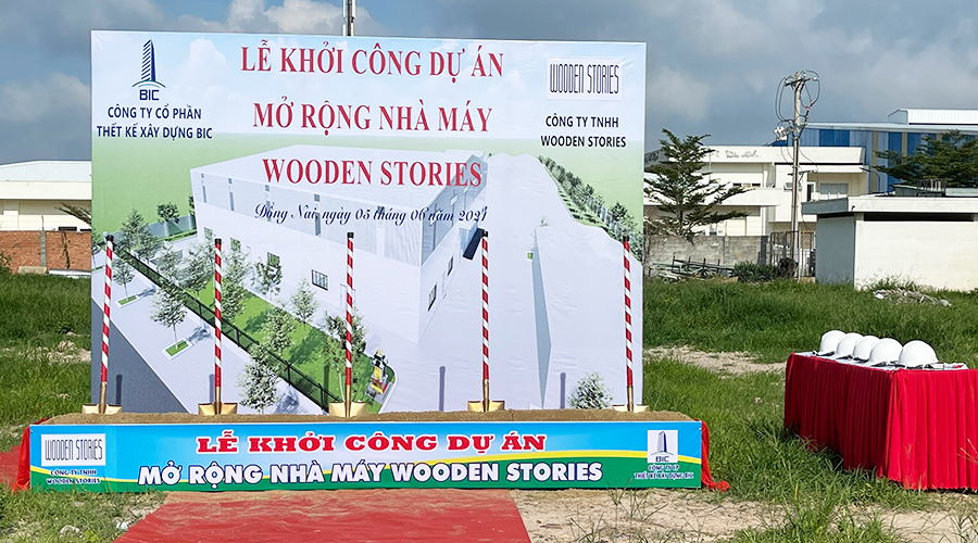 The Groundbreaking Ceremony of Wooden Stories Factory Expansion Project