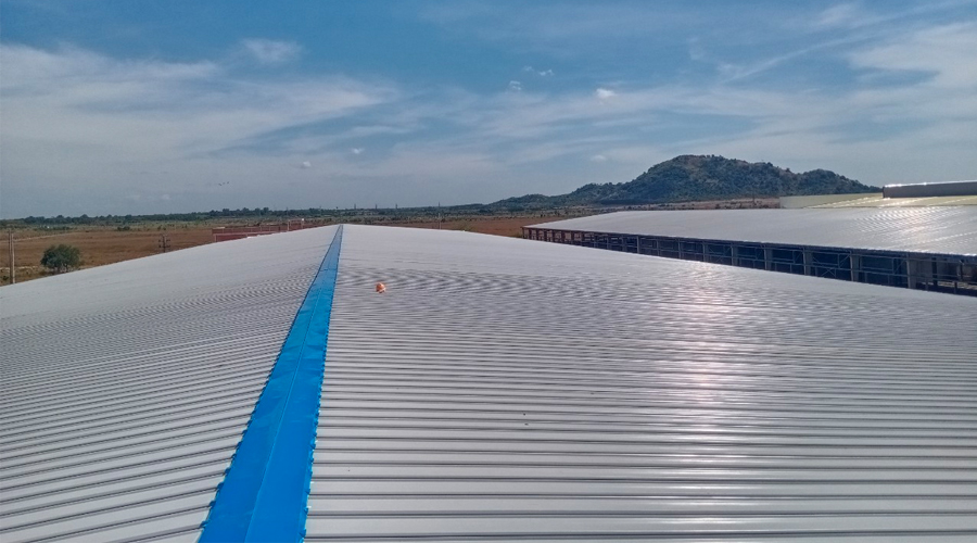 CONSTRUCTION MEASURES OF INSTALLATION OF corrugated iron roof