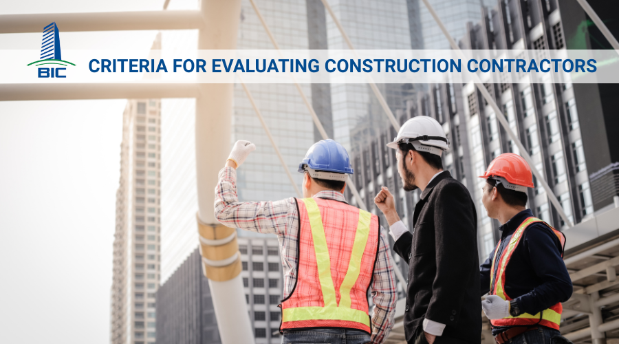 Criteria for Evaluating Construction Contractors