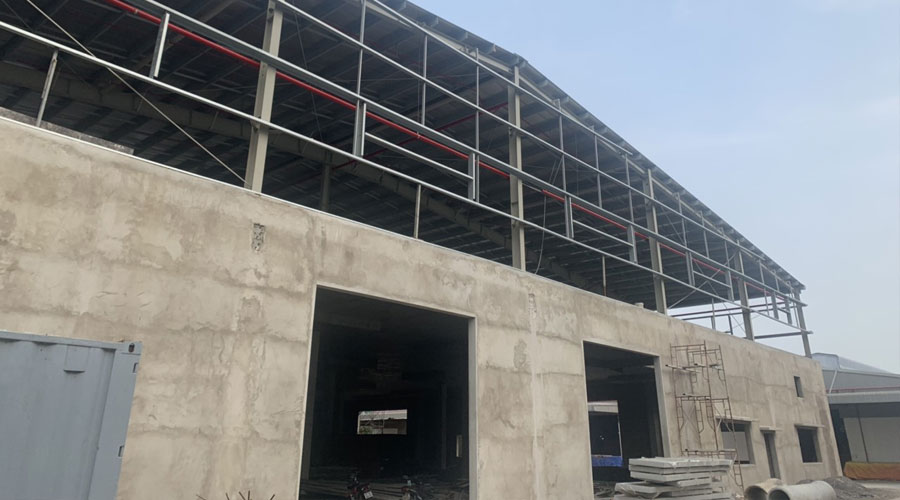 HOW TO FINISH THE ROOF OF INDUSTRIAL FACTORY