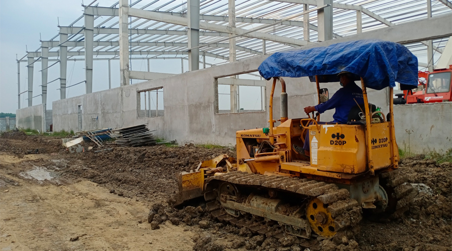 COST BUILDING CIVIL STEEL FRAMEWORK