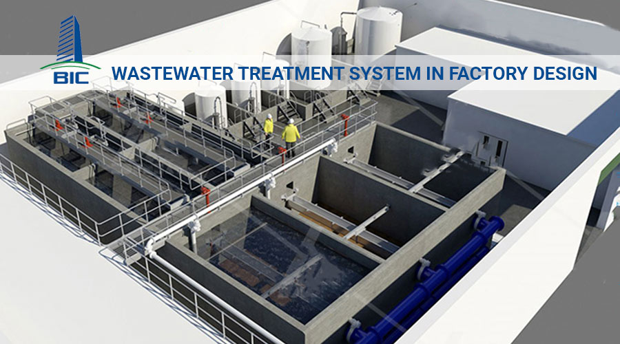 Wastewater Treatment System in Factory Design