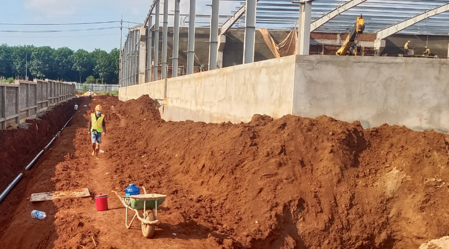 CONCRETE CONSTRUCTION ALL-BUGET IN FACTORY CONSTRUCTION