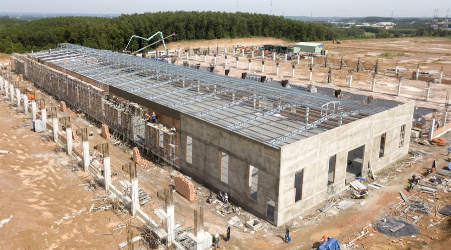 CONSTRUCTION OF INDUSTRIAL FACTORY