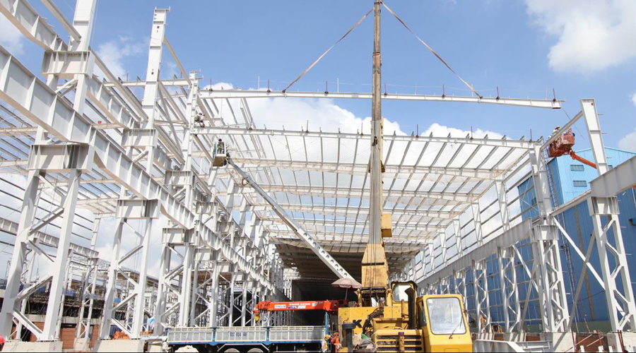 WHAT IS THE DIFFERENT VOLUME OF STEEL ?