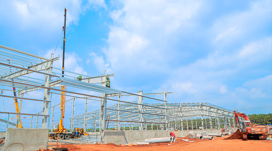 Experience in Construction of Pre-engineered Steel Buildings