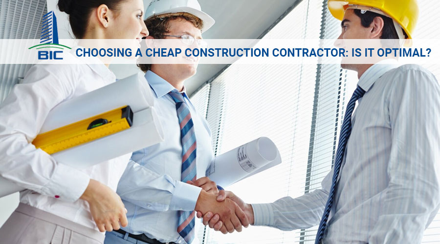 Choosing a Cheap Construction Contractor: Is It Optimal?