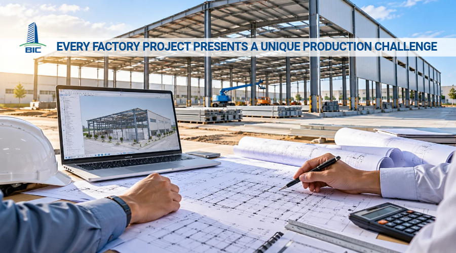 Every Factory Project Presents a Unique Production Challenge