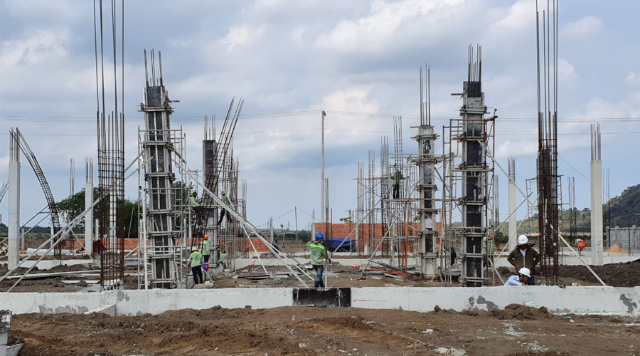 CONCRETE Column FACTORY CONSTRUCTION INSTALLATION