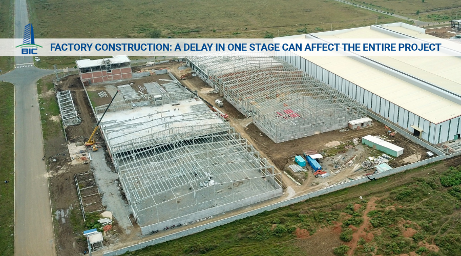 Factory Construction: A Delay in One Stage Can Affect the Entire Project